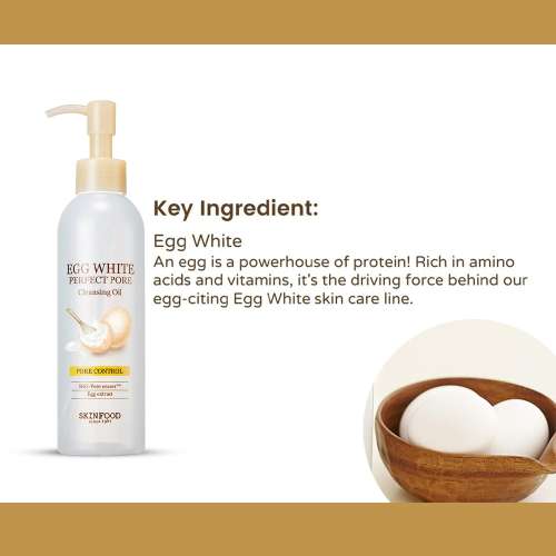 Skinfood: Egg White Perfect Pore Cleansing Oil - 200ml