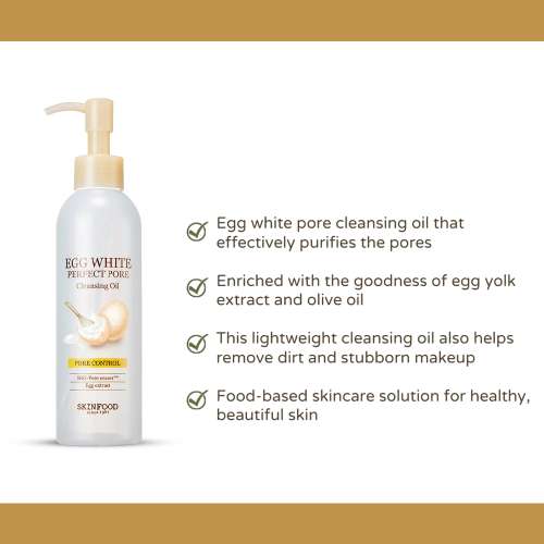 Skinfood: Egg White Perfect Pore Cleansing Oil - 200ml