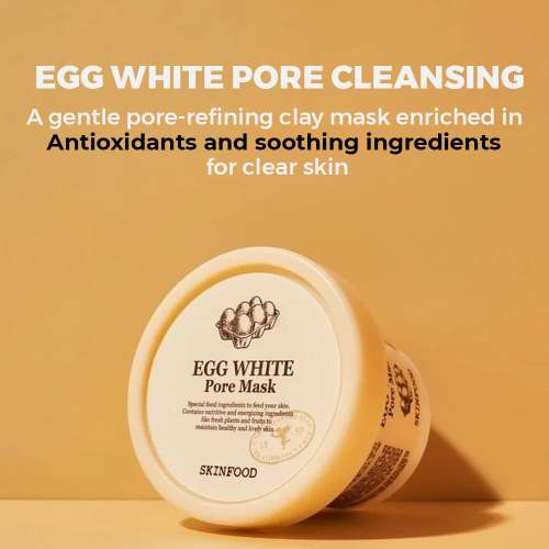 Skinfood: Egg White Pore Mask - 125ml Skinfood: Egg White Pore Mask - 125ml