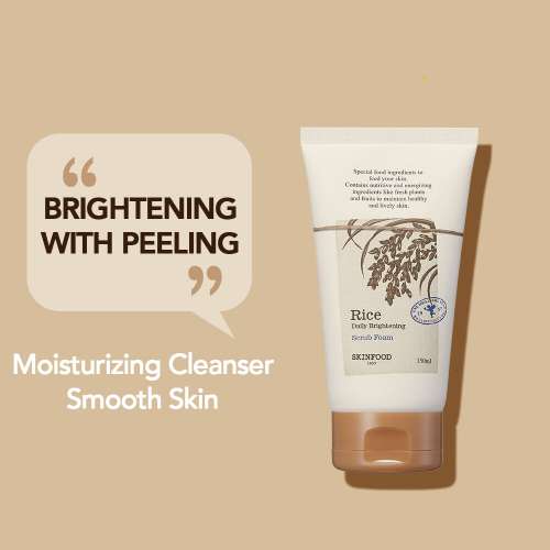 Skinfood: Rice Daily Brightening Scrub Foam - 150ml