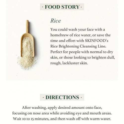 Skinfood: Rice Mask Wash Off - 120ml