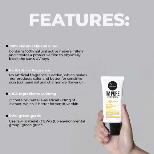 Suntique: I'M Pure Perfect Cica SPF50+ PA++++ - 50ml