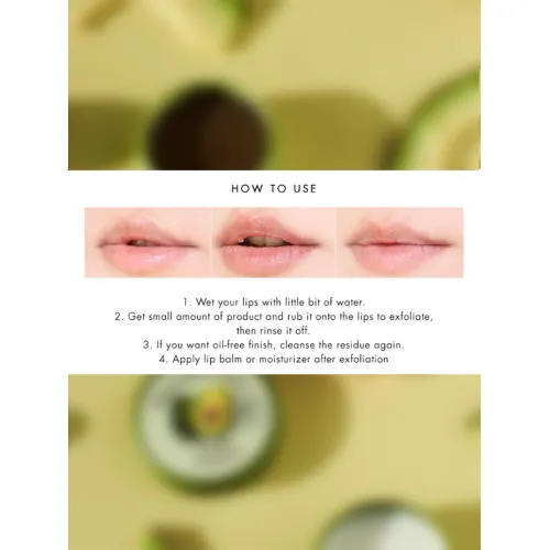 Skinfood: Avocado & Olive Lip Scrub 14gm