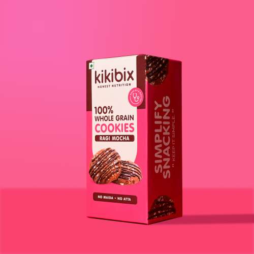 Kikibix: Ragi Mocha Cookies- 260 gm (Pack of 2)