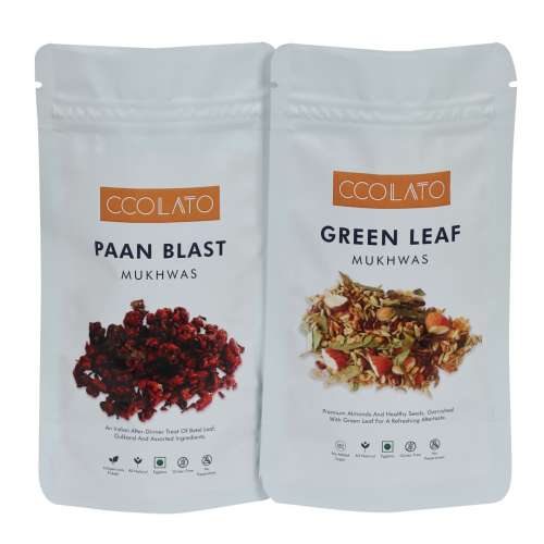 CCOLATO: Green Leaf Mukhwas & Paan Blast - 100gm each