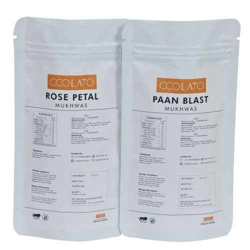CCOLATO: Rose Petal Mukhwas & Paan Blast - 100gm each