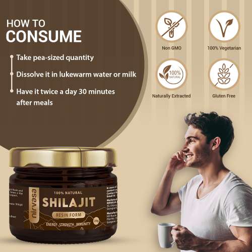 Nirvasa: Pure Shilajit Resin - 20gm