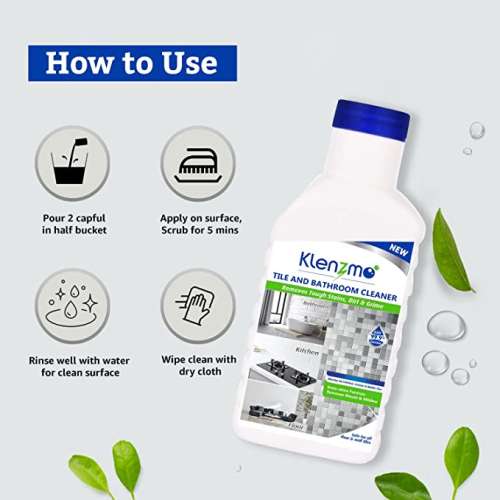Klenzmo: Tile & Bathroom Cleaner - Pack of 2 - 850ml Each