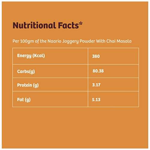 Naario: Jaggery Powder with Chai Masala - 200 gm