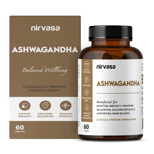 Nirvasa: Ashwagandha Tablets - 60 Tablets