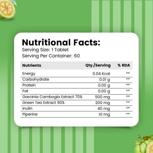 Nirvasa: Garcinia Cambogia - 60 Tablets