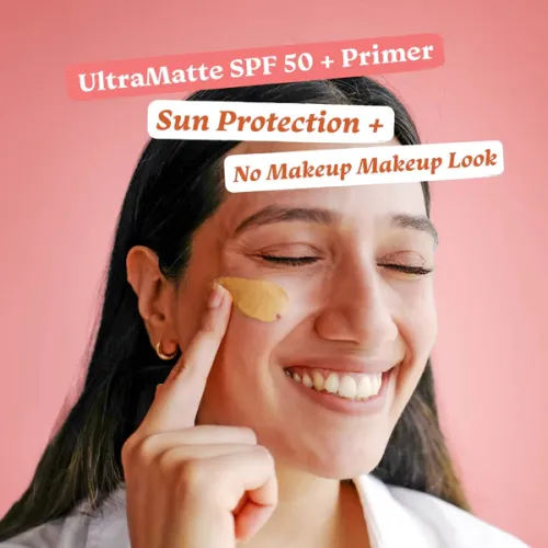 Foxtale: Ultra Matte SPF 50 PA++++ & Primer - Medium - 50ml Foxtale: Ultra Matte SPF 50 PA++++ & Primer - Medium - 50ml