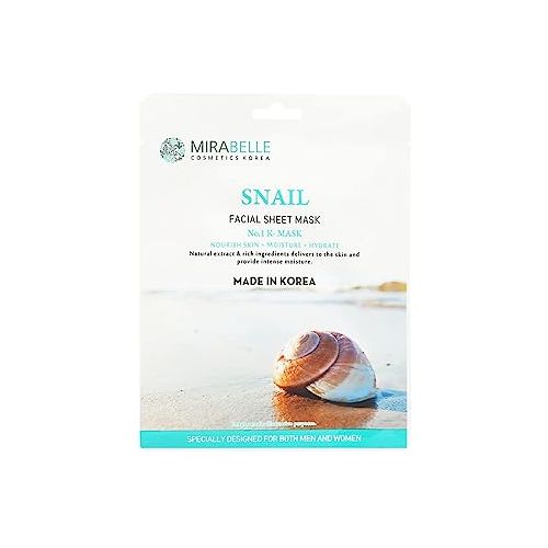 Mirabelle: Snail Facial Sheet Mask - 25ml