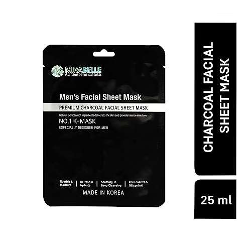 Mirabelle: Men's Facial Sheet Mask - 25ml