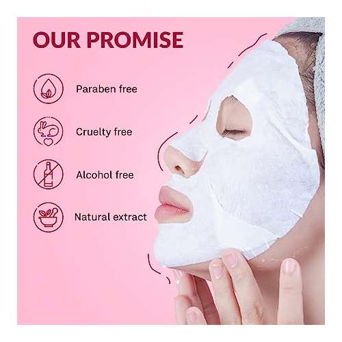 Mirabelle: Rice Water Facial Sheet Mask - 25ml