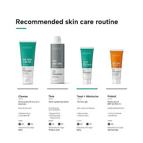 Dermatouch: Salicylic Acid 2% Niacinamide 6% Anti-Acne Oil Free Gel - 30gm