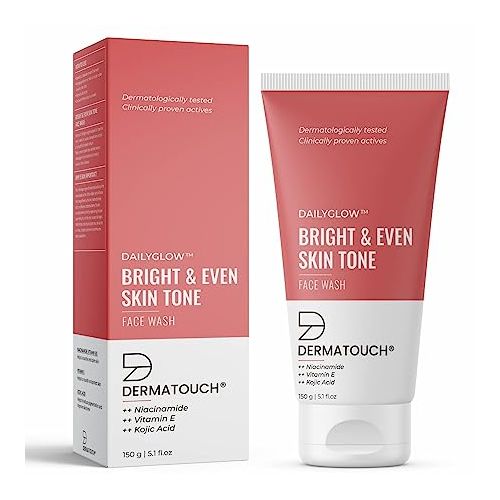 Dermatouch: Dailyglow Bright & Even Skin Tone Face Wash - 150gm