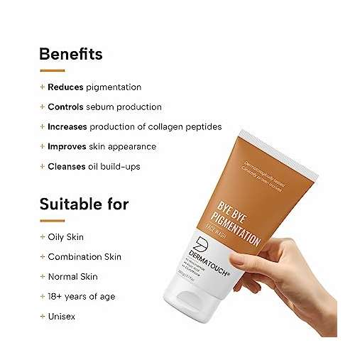 Dermatouch: Bye Bye Pigmentation Face Wash - 150gm
