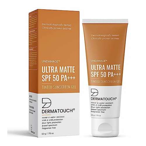 Dermatouch: Undamage Ultra Matte Tinted Sunscreen SPF 50 PA+++ | 50gm