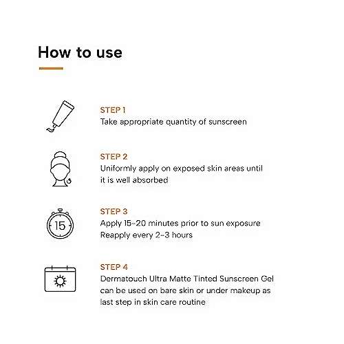 Dermatouch: Undamage Ultra Matte Tinted Sunscreen SPF 50 PA+++ | 50gm