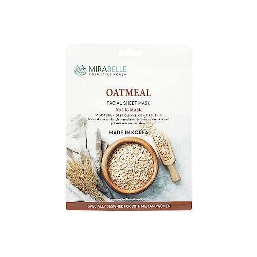 Mirabelle: Oatmeal Facial Sheet Mask - 25ml