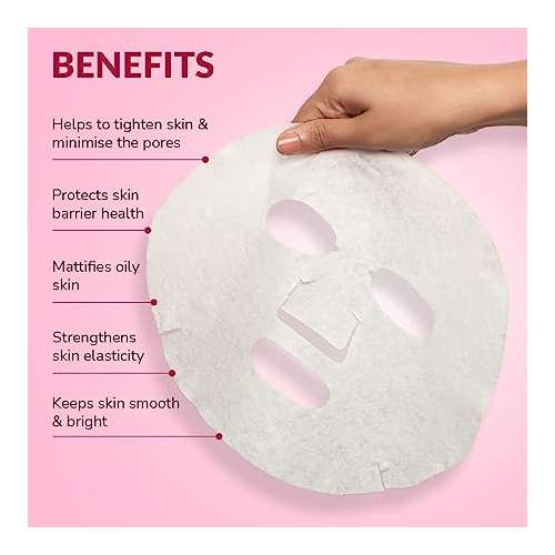 Mirabelle: Rice Water Facial Sheet Mask - 25ml