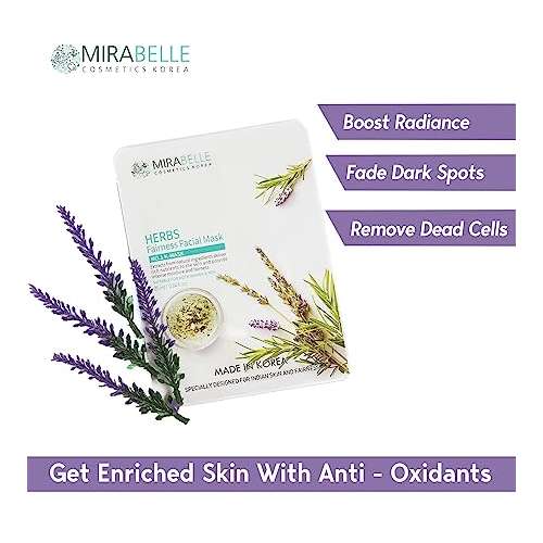 Mirabelle: Herbs Facial Sheet Mask - 25ml