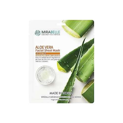 Mirabelle: Aloe Vera Facial Sheet Mask - 25ml