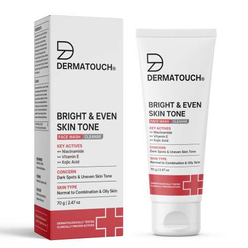 Dermatouch: Dailyglow Bright & Even Skin Tone Face Wash - 70gm