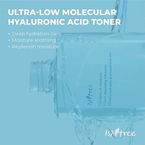 Isntree: Ultra-Low Molecular Hyaluronic Acid Toner - 300ml