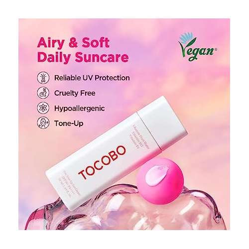 Tocobo: Vita Tone Up Sun Cream SPF50+ PA++++ - 50ml
