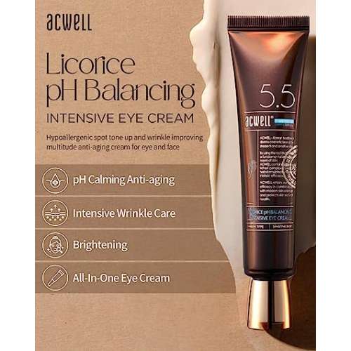 Acwell: Licorice pH Balancing Intensive Eye Cream - 30ml