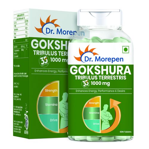 Dr. Morepen: Gokshura Tablets For Men's Wellness - Boost Stamina - 60 Tablets