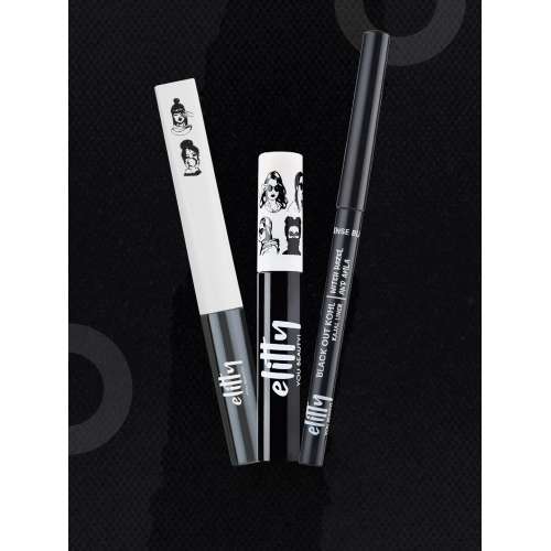 Elitty Beauty: Eye Gotta Feeling (Eyeliner, Kajal, Mascara) - Ultimate Black Combo