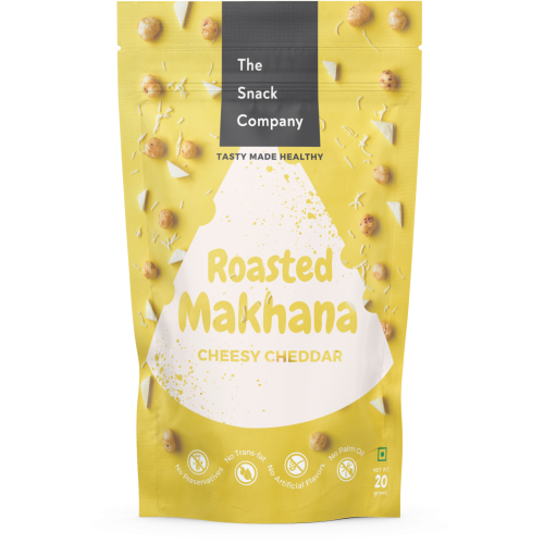 The Snack Company: Cheddar Cheese Makhana 20gm