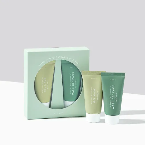 AXIS-Y: Mask Now Glow Later Duo Set | Brightening | Deep Hydration | Glow Boost | Combo Set | 30ml each