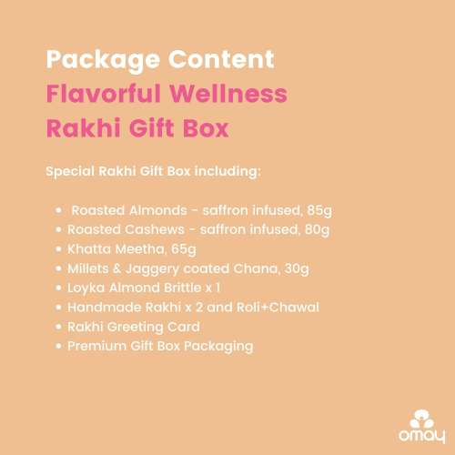Omay Foods: Flavorful Wellness Rakhi Gift Box