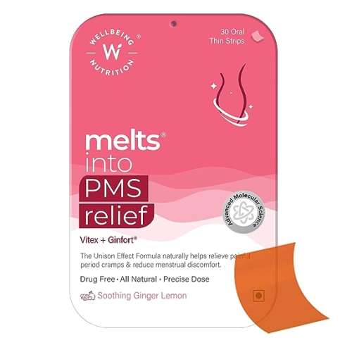 Wellbeing Nutrition: Melts PMS Relief - 30 Oral Strips Wellbeing Nutrition: Melts PMS Relief - 30 Oral Strips