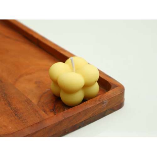 The Umbrella Store: Mini Bubble Candle | Yellow
