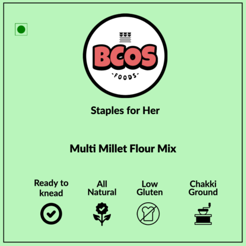 BCOS Foods: Multi Millet Flour Mix - 500gm