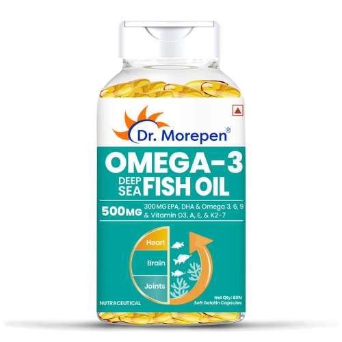 Dr. Morepen: Omega 3 Deep Sea Fish Oil - 60 Softgels