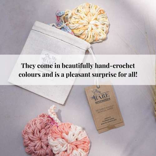 Bare Necessities: Reusable Makeup Removal Wipes - Pack of 2