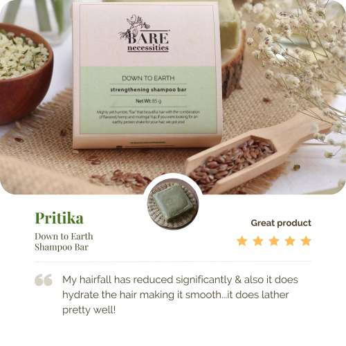 Bare Necessities: Down to Earth Shampoo Bar - 85gm