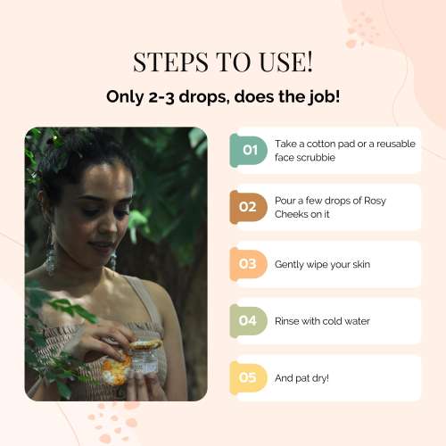 Bare Necessities: Rosy Cheeks Makeup Remover & Facial Cleanser - 40gm