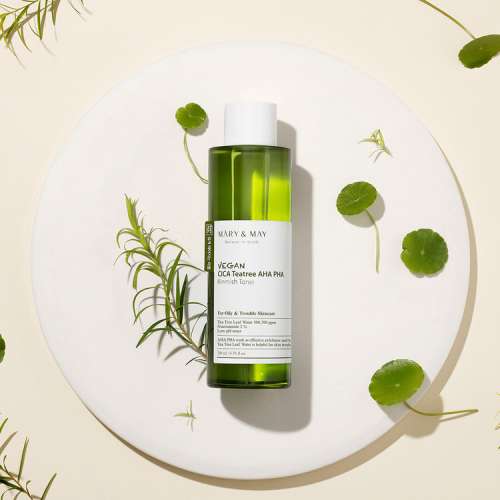 Mary&May: Vegan Cica Tea Tree AHA PHA Toner 200ml
