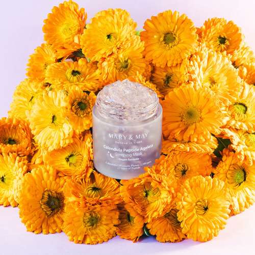 Mary&May: Calendula Peptide Ageless Sleeping Mask 110gm