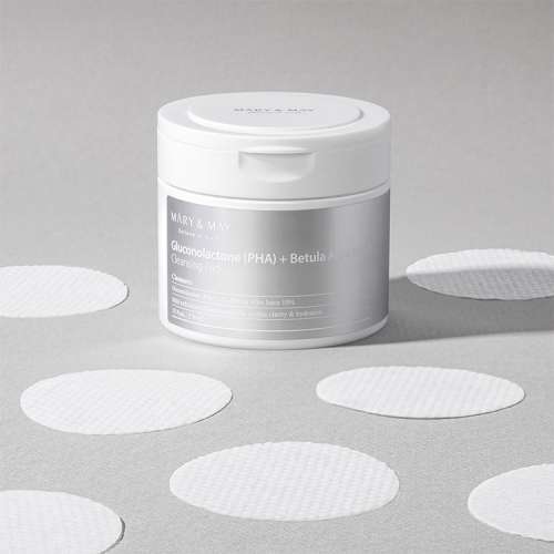 Mary&May: Gluconolactone (PHA)+Betula Alba Juice Cleansing Pad 70Pads/270ml