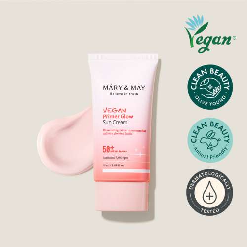 Mary&May: Vegan Primer Glow Sun Cream - 50ml