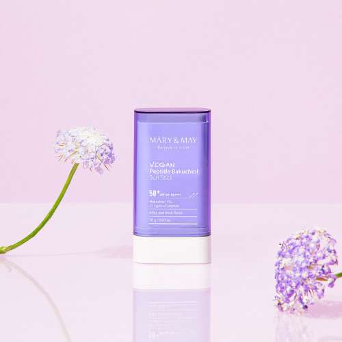 Mary&May: Vegan Peptide Bakuchiol Sun Stick SPF50+ Pa++++ - 18gm