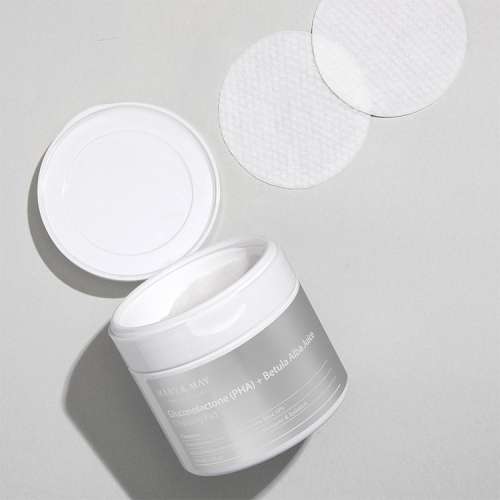 Mary&May: Gluconolactone (PHA)+Betula Alba Juice Cleansing Pad 70Pads/270ml
